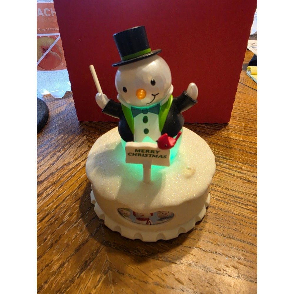 Hallmark 2014 Christmas Concert Snowman Conductor - Mechanical Musical Figurine